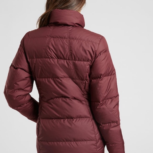 Athleta Jackets & Coats Nwt Athleta Downtown Puffer Jacket Decadent Chocolate Xs Brown